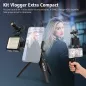 Kit Vlogger SYNCO 2: Créez des Vidéos Pro avec Microphone & Lumière LED pour Smartphone!